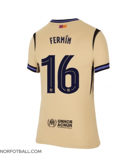 Billige Fotballdrakt Barcelona Fermin Lopez #16 Replika Bortedrakt Dame 2025-26 Kortermet Billige Fotballdrakt Barcelona Fermin Lopez #16 Replika Bortedrakt Dame 2025-26 Kortermet